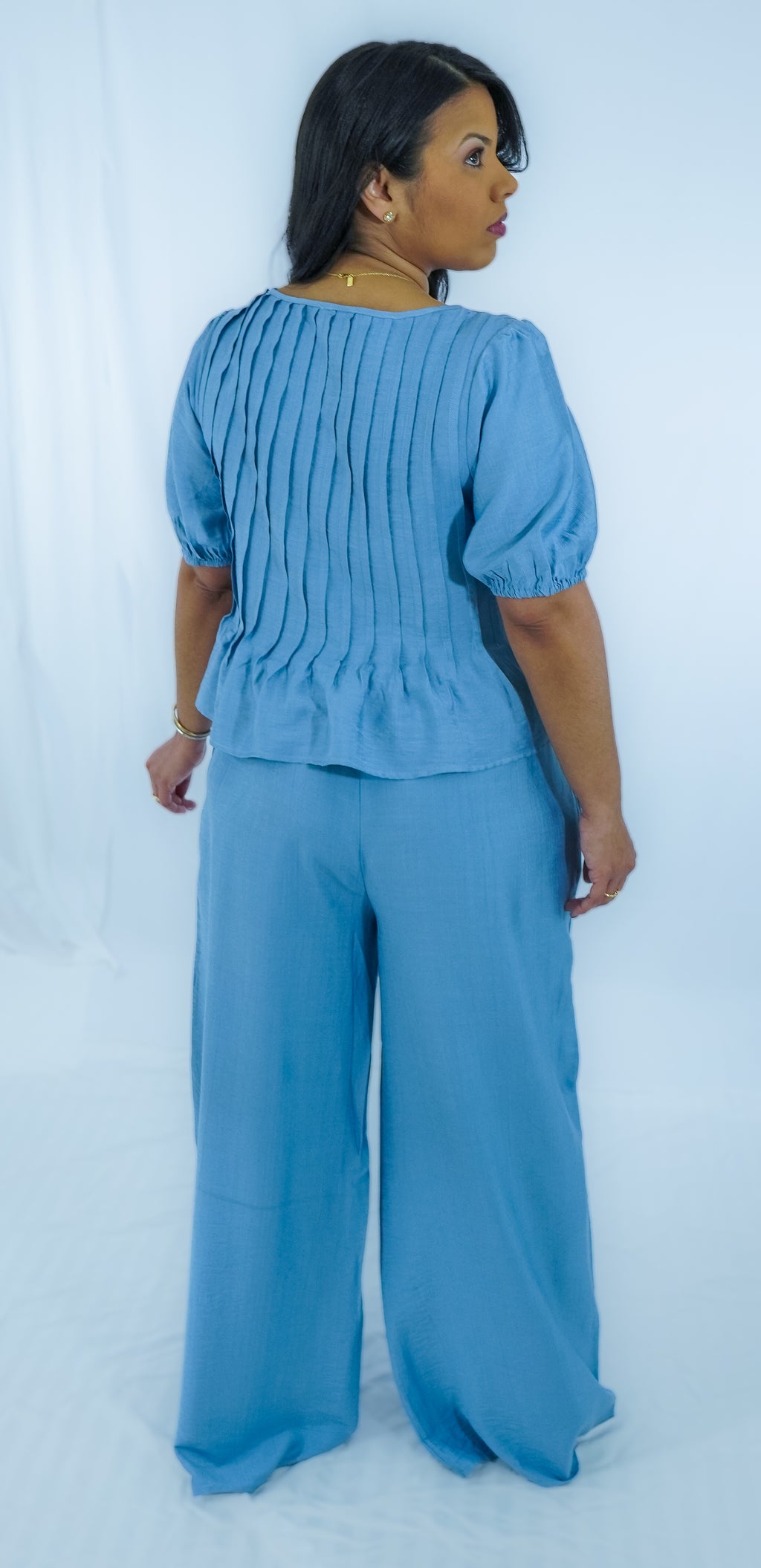Breanna's Pant Set - Blue