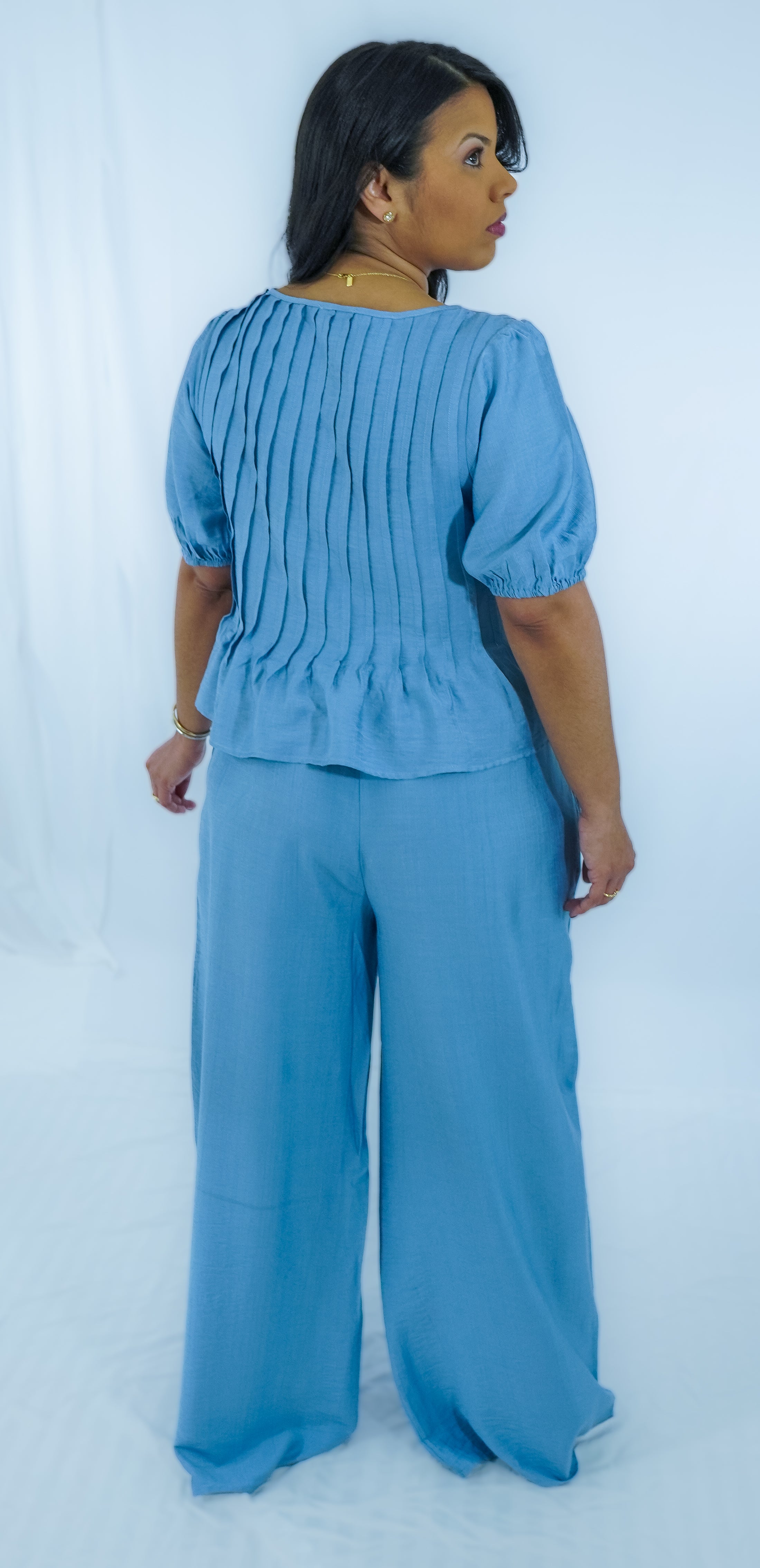 Breanna's Pant Set - Blue