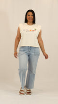 Cropped Straight Jeans