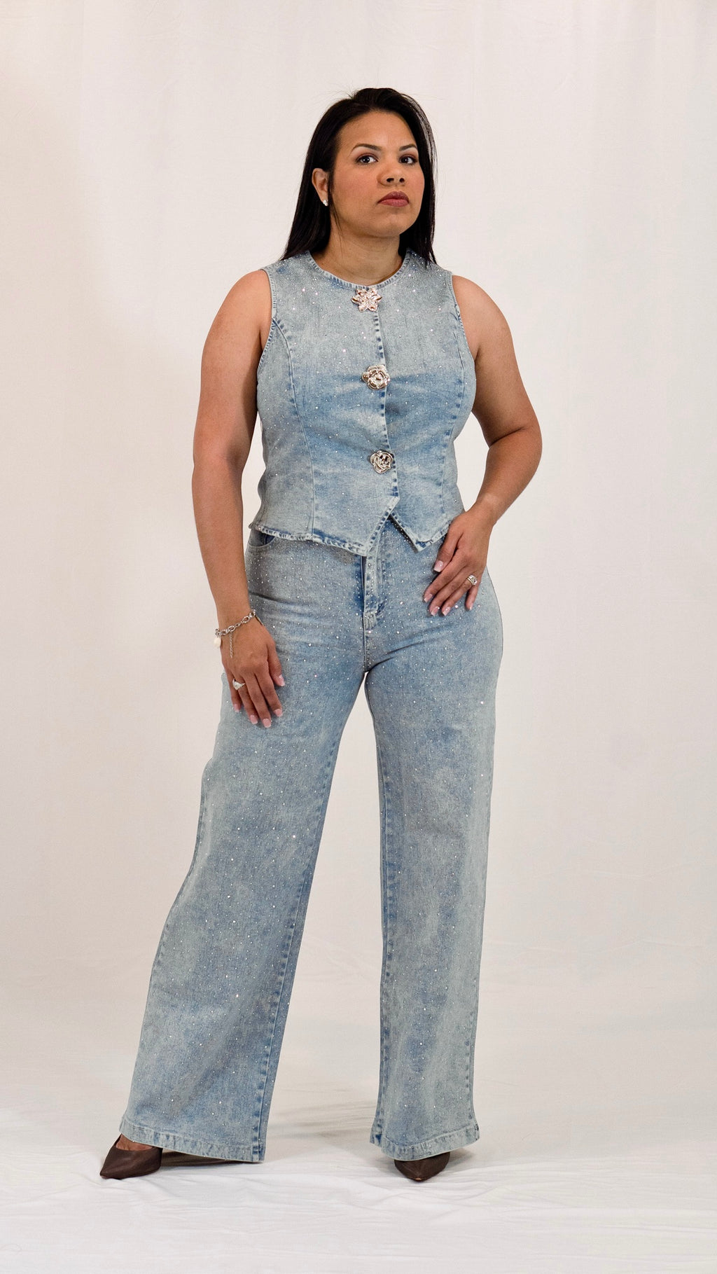 Bling Over Denim Set