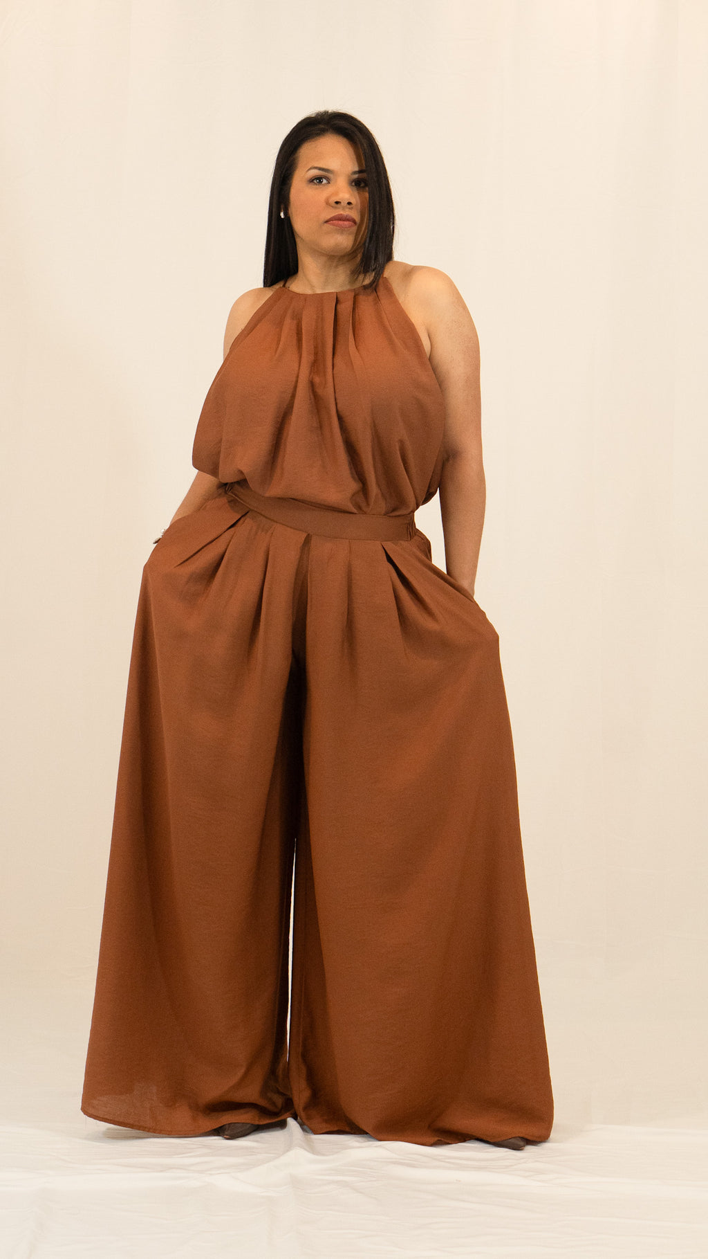 Aurora's Pant Set / Brown