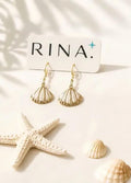 White Shell Earing