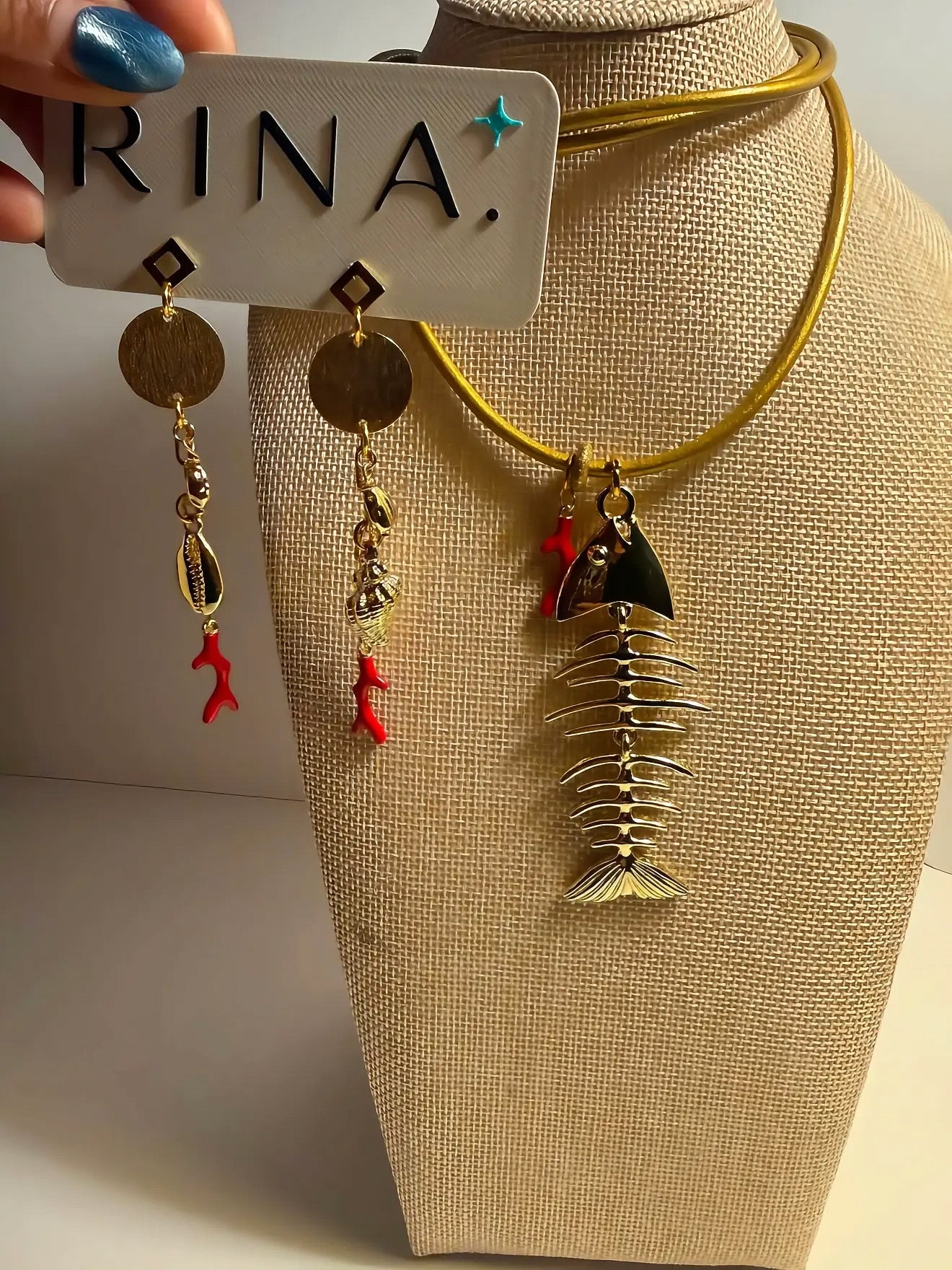 Leather Fish Set